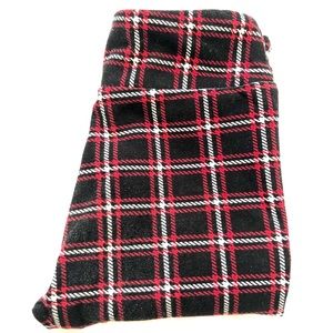 Black plaid LuLaRoe kids SM leggings
